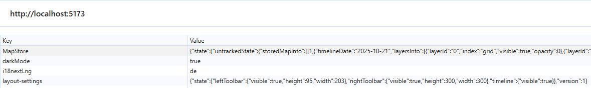Local storage example